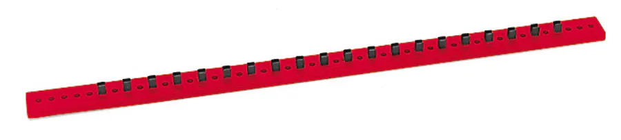 SOCKET RAIL WITH 1/4" SQ. PEGS