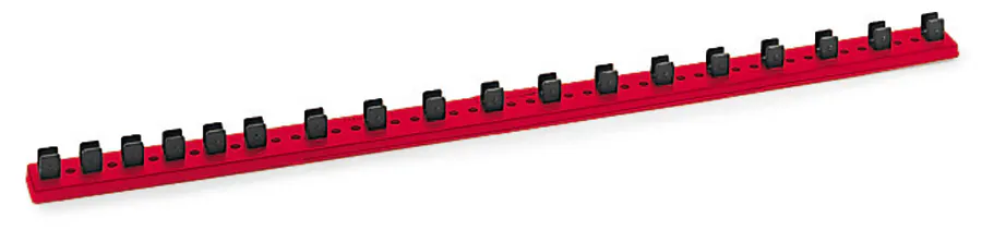 SOCKET RAIL WITH 3/8" SQ. PEGS