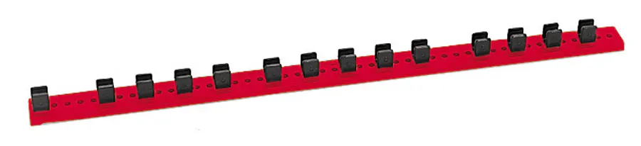 SOCKET RAIL WITH 1/2" SQ. PEGS