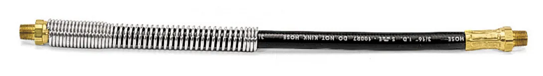 12IN 1/8IN NPT HOSE W SPRING