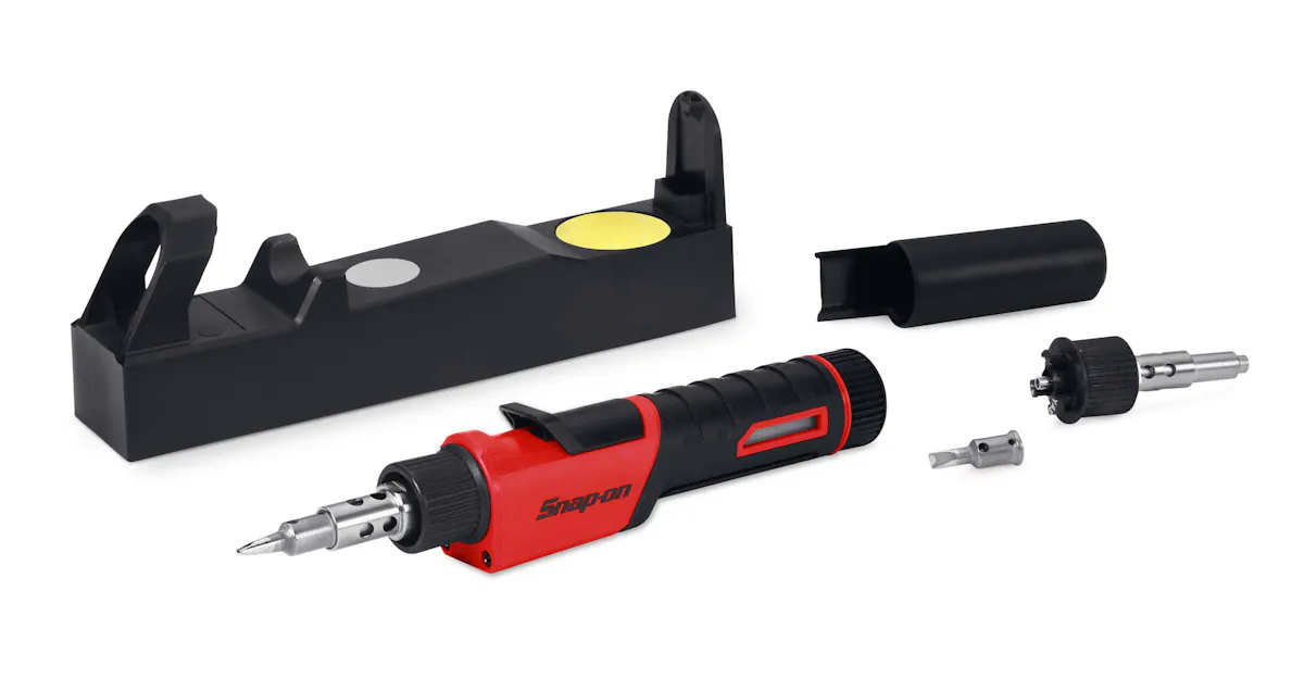 BUTANE SOLDERING IRON KIT-RED